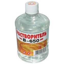 Растворитель №650 0,5л  уп. 25шт. 473391 - фото 4926