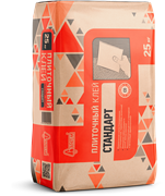 Плиточный клей "Стандарт" ГОСТ Р 56387 класс С0 25кг Старатели 473401